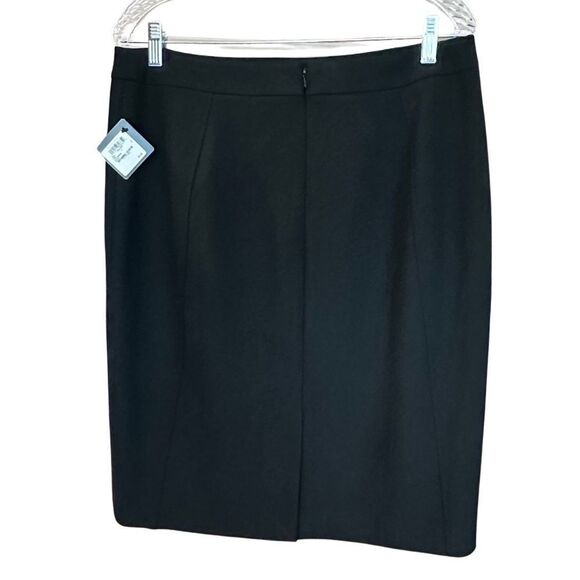 NWT Halogen Pencil Lined Skirt - Black Size 12 - Picture 2 of 12
